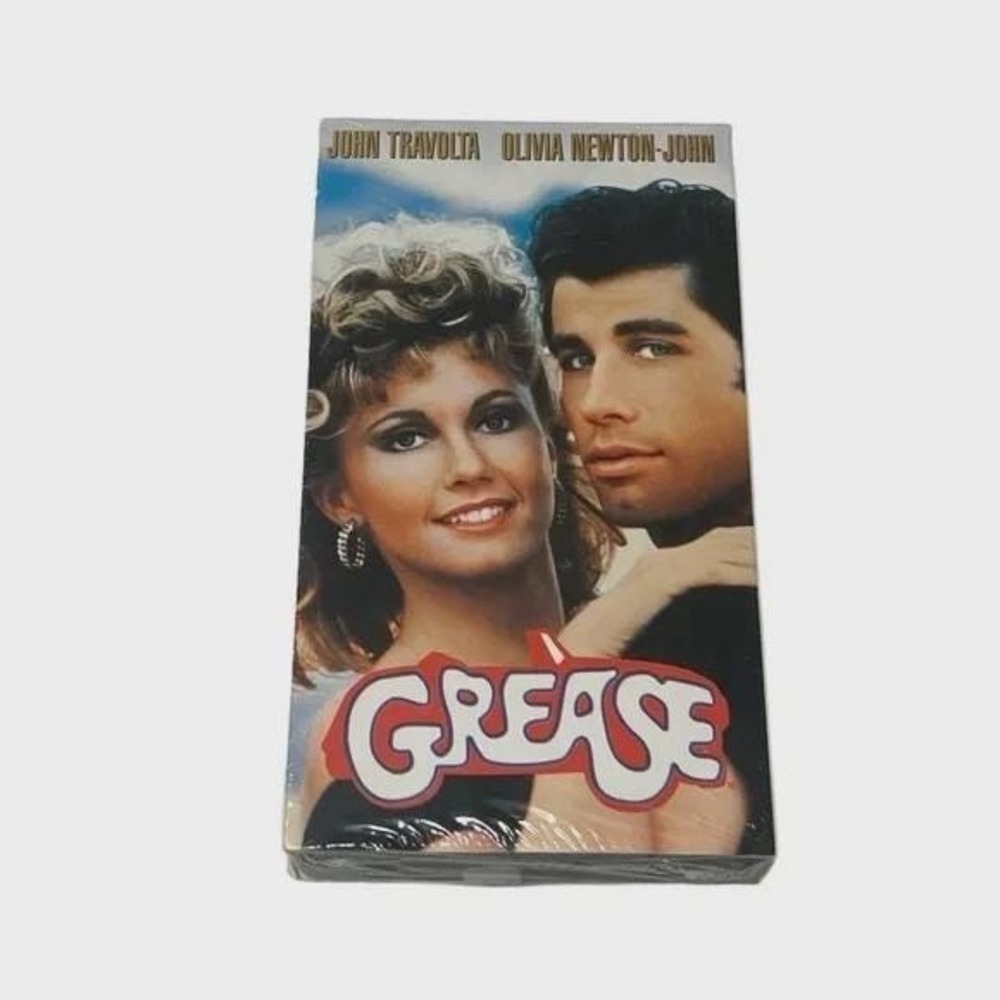 Grease VHS Movie John Travolta‎ Olivia Newton John New Sealed